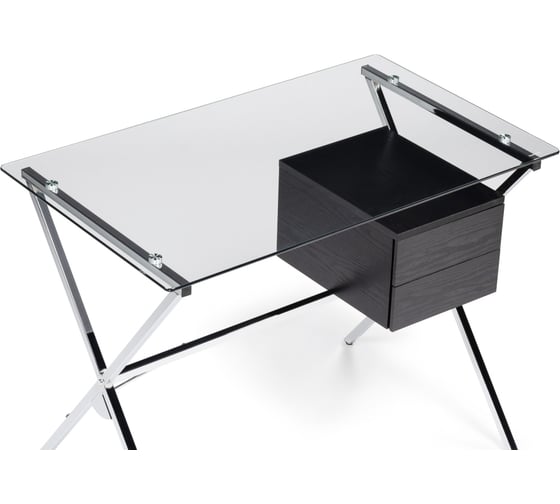 Компьютерный стол Woodville monki black/chrome 11977