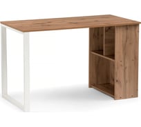 Письменный стол Woodville битти лофт 116x60x75 дуб вотан/белый матовый 489672