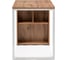 Письменный стол Woodville битти лофт 116x60x75 дуб вотан/белый матовый 489672 3