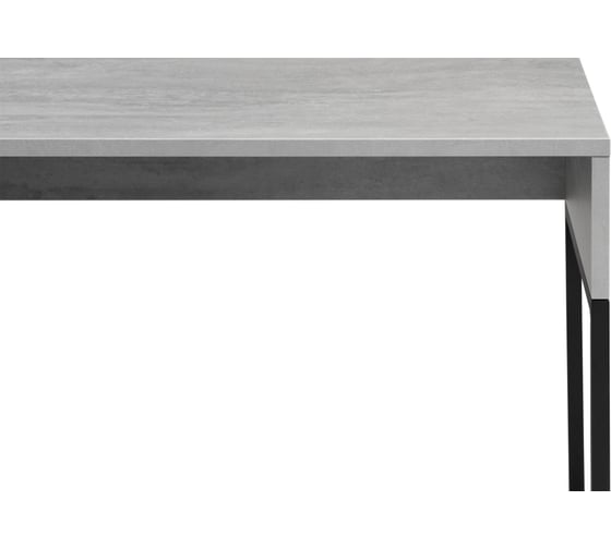 Письменный стол Woodville 1150x600 бетон/черный матовый 517342