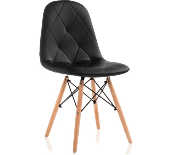 Деревянный стул Woodville Kvadro 1 black/wood 15366 1