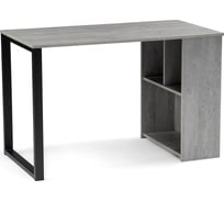 Письменный стол Woodville битти лофт 116x60x75 бетон/черный матовый 495411