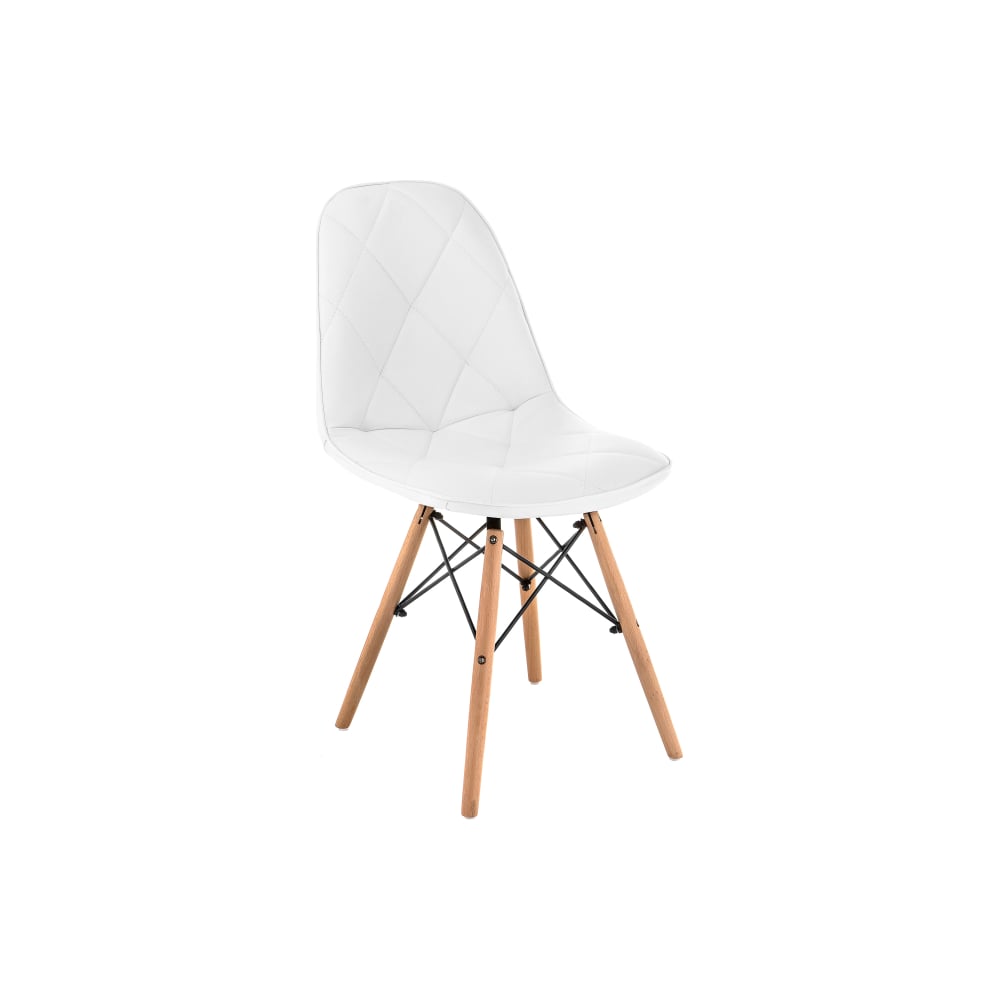 Деревянный стул Woodville Kvadro 1 white/wood 15365 - выгодная цена ...