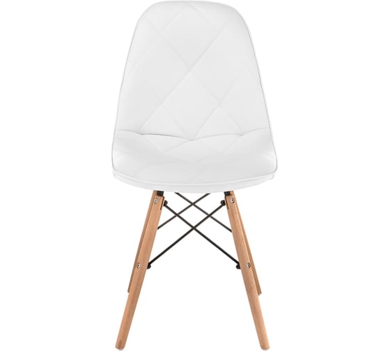 Деревянный стул Woodville Kvadro 1 white/wood 15365