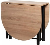 Стол-книжка Венталл Арт Венеция овальный дуб сонома Ven_00460