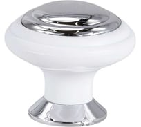 Ручка-кнопка Brante к4 белый/хром 606790