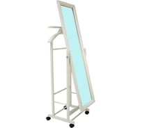 Вешалка Leset Сиэтл с зеркалом, белый 5552-2348