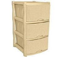 Универсальный комод Branq Ajur 3-секционный слоновая кость BQ3783СЛК