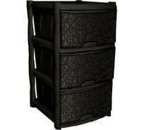 Универсальный комод Branq Fiori 3-секционный венге BQ3770ВНГ