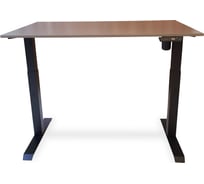 Стол с регулируемой высотой StolStoya МОТОР UP рама черная, столешница ЛДСП, Вулкан, 160x80 PE211IBSLS160