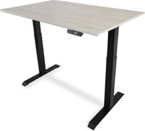 Стол с регулируемой высотой StolStoya МОТОР UP рама черная, столешница ЛДСП, Пальмира, 145x80 PE211IBSLP145