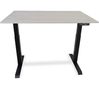 Стол с регулируемой высотой StolStoya МОТОР UP рама черная, столешница ЛДСП, Пальмира, 125x75 PE211IBSLP125