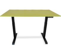 Стол с регулируемой высотой StolStoya МОТОР UP рама черная, столешница ЛДСП, Лайм, 130x60 PE211IBSLSL130