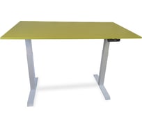 Стол с регулируемой высотой StolStoya МОТОР UP рама белая, столешница ЛДСП, Лайм, 160x80 PE211IWSLSL160