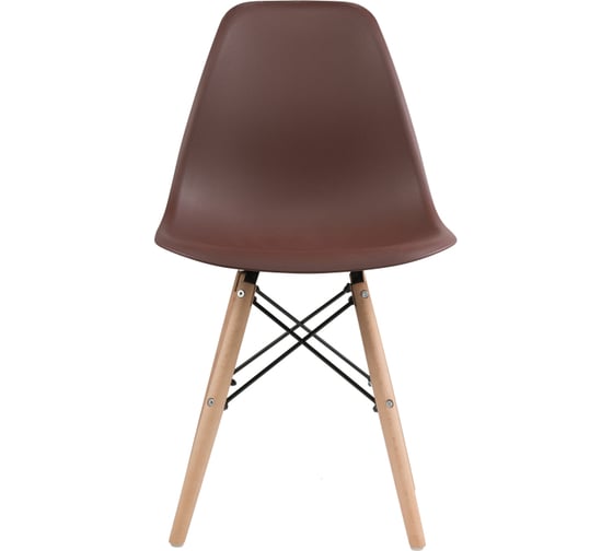 Пластиковый стул Woodville Eames PC-015 brown 11899