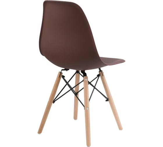 Пластиковый стул Woodville Eames PC-015 brown 11899
