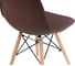 Пластиковый стул Woodville Eames PC-015 brown 11899 9