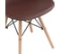 Пластиковый стул Woodville Eames PC-015 brown 11899 11