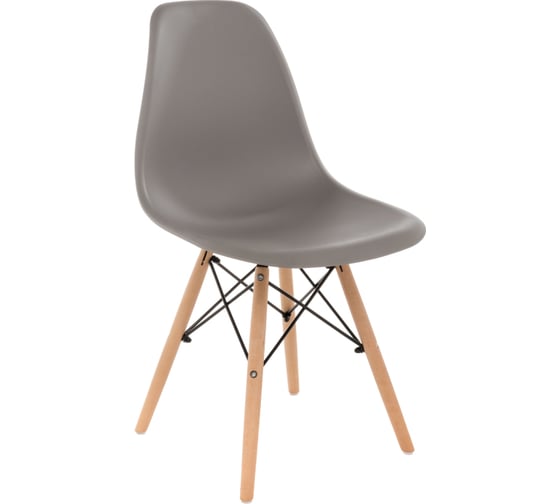Пластиковый стул Woodville eames pc-015 серый 11181