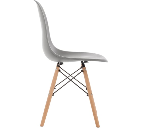 Пластиковый стул Woodville eames pc-015 серый 11181