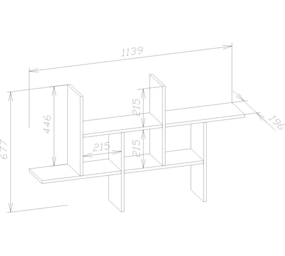 Настенная полка пк 4