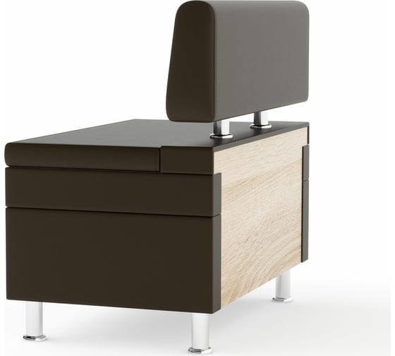 Кухонный диван НОРТА NORTA Hippo 800x490x770 Galaxy Dk. Brown 4656755759944