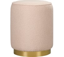 Пуф Bergenson Bjorn Evie букле, бежево-розовый LA-BEPO-EVMK239-4