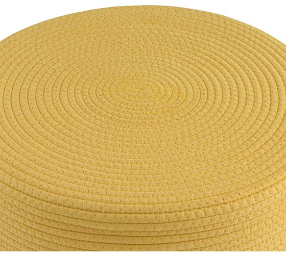 Пуф Bergenson Bjorn Devy D40x40 см, бежевый/горчичный TL-BB-PFDV-PN-CTN-M40