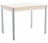 Раздвижной стол Leset Марсель 2Р металл хром, дуб 30425