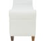 Банкетка Leset Classic-Б1 белая экокожа, ножки орех 7238-4012 4