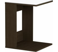 Журнальный стол Leset LS 731 венге, стекло белое 0228-5760