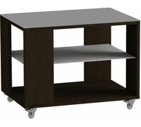 Журнальный стол Leset LS 733 венге, стекло белое 0230-5890