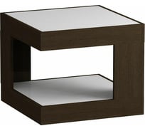 Журнальный стол Leset LS 746 венге, стекло белое 0233-6095