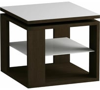 Журнальный стол Leset LS 747 венге, стекло белое 0234-6149