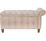 Банкетка Leset Classic-Б2 бежевая экокожа, ножки орех 5380-4036 1