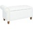 Банкетка Leset Classic-Б2 белая экокожа, ножки орех 5380-4043 1