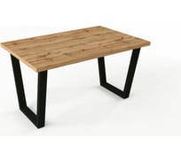 Стол Leset Ларс дуб, металл черный 7478-9345