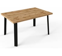 Стол Leset Хаген дуб, металл черный 7481-9390