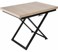 Стол-трансформер Leset Манхэттен металл черный муар, шимо светлый 7350-6764