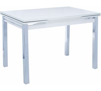 Раздвижной стол Leset Париж 2Р металл хром, стекло серое 7408-8065