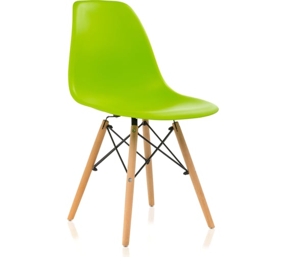 Пластиковый стул Woodville Eames PC-015 зеленый 11728 1