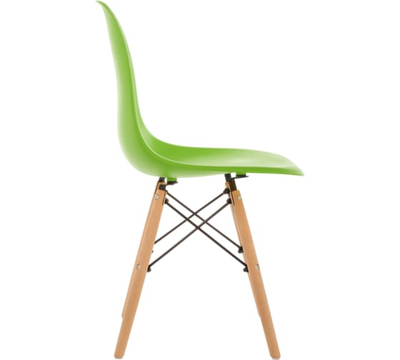 Пластиковый стул Woodville Eames PC-015 зеленый 11728