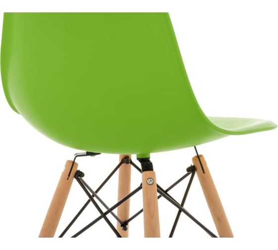 Пластиковый стул Woodville Eames PC-015 зеленый 11728