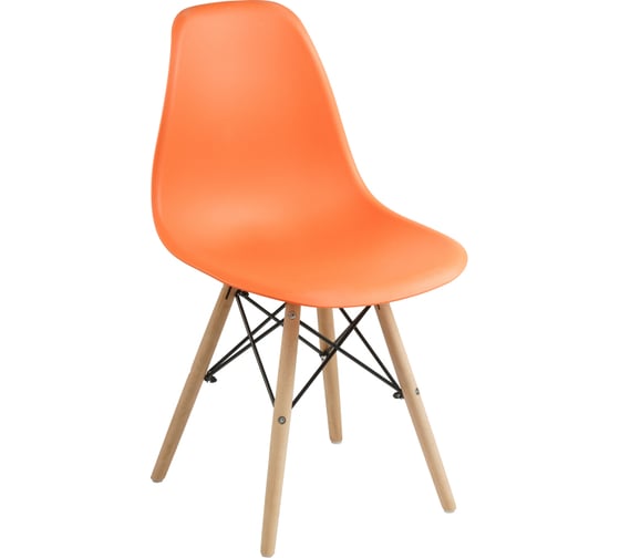 Пластиковый стул Woodville Eames PC-015 orange 11900