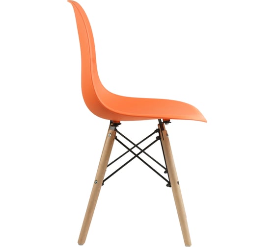 Пластиковый стул Woodville Eames PC-015 orange 11900