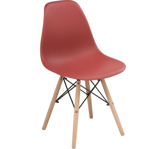 Пластиковый стул Woodville Eames PC-015 bordeaux 11896