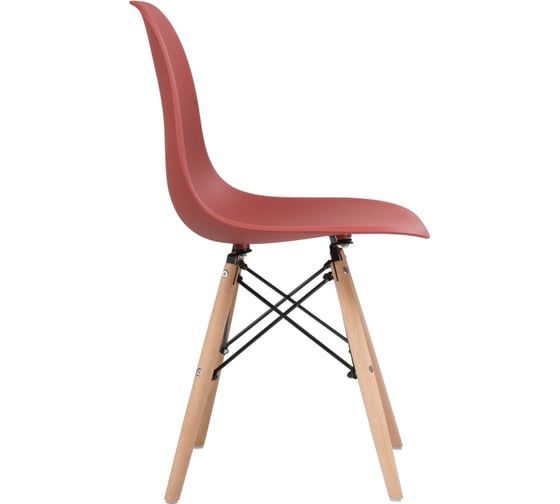 Пластиковый стул Woodville Eames PC-015 bordeaux 11896
