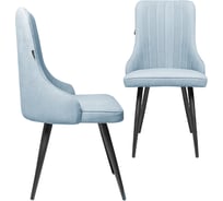 Стул Ridberg ЛОНДОН шерсть, голубой, 2 шт. 1209107