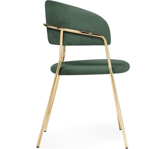 Стул Woodville Kamelia dark green/gold 15317