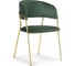 Стул Woodville Kamelia dark green/gold 15317 1